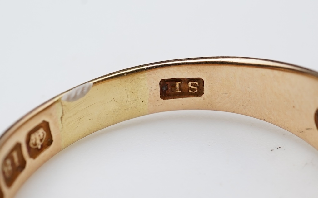 A group of four sapphire rings, late 19th/early 20th century